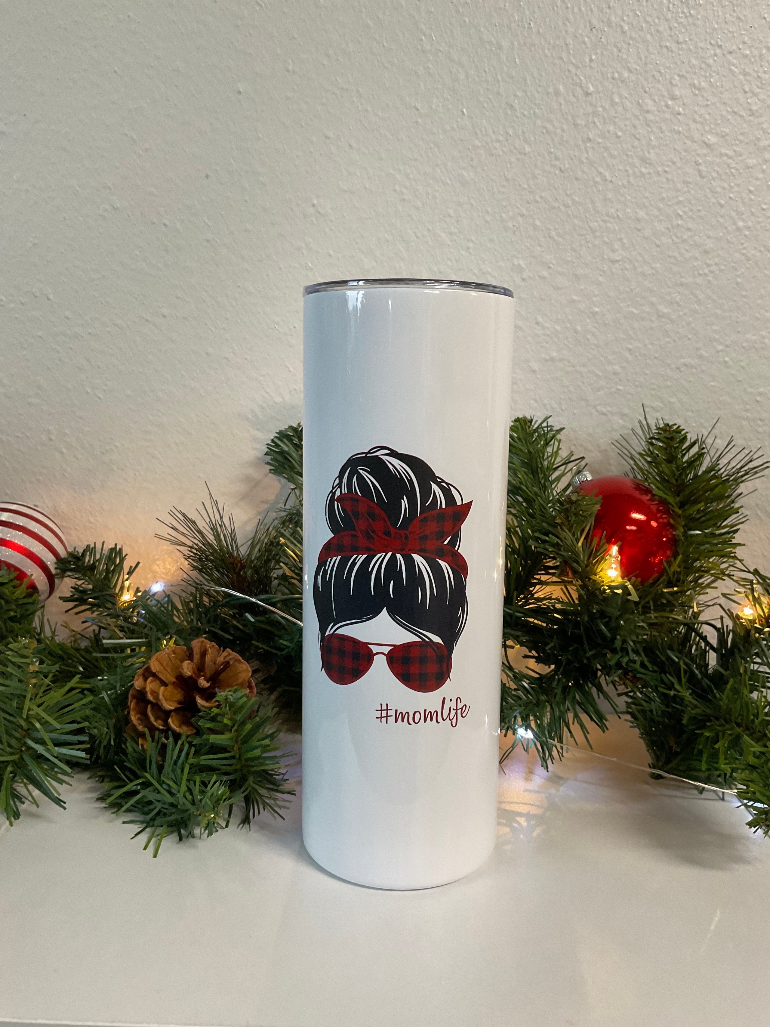 Busy Mother Christmas Tumbler – The Painted Tiger Creative